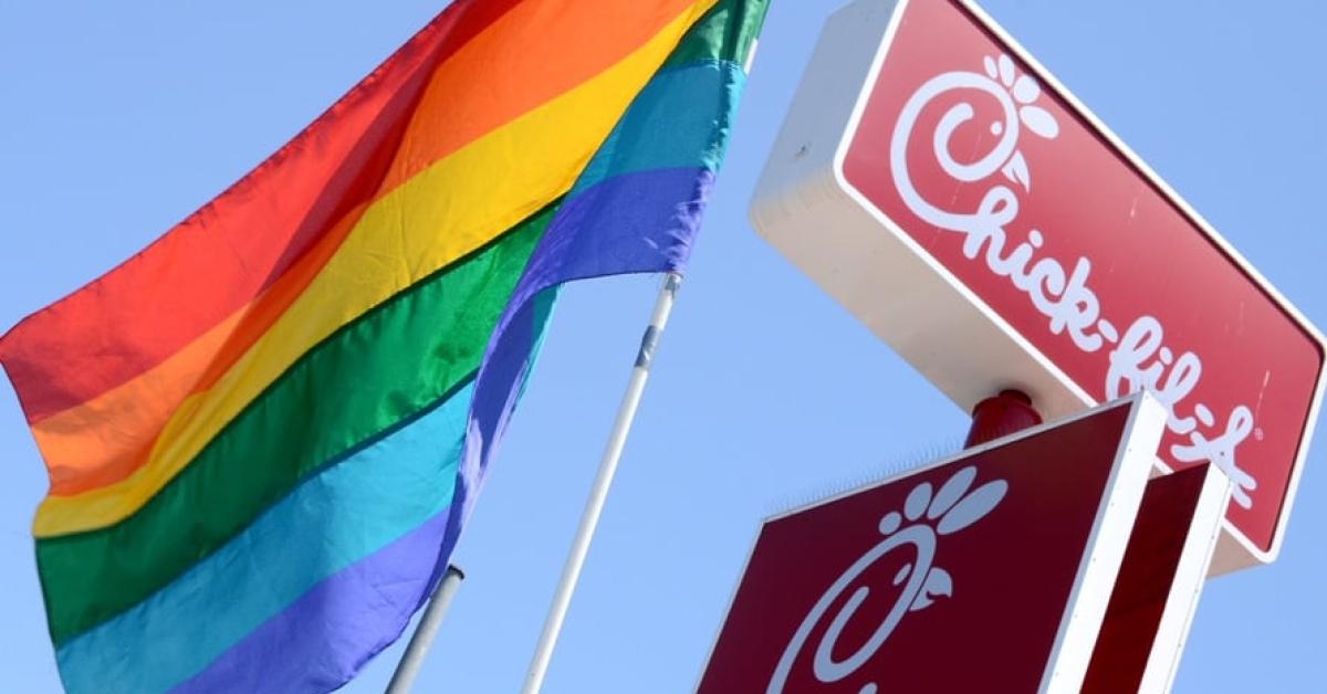 trolls ChickfilA during Pride month