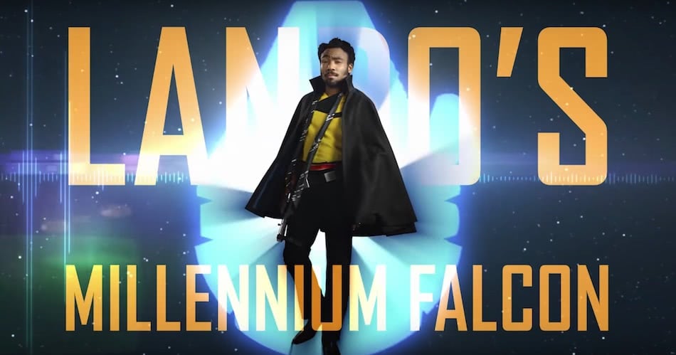 Let Donald Glover take you on a tour of the Millennium Falcon