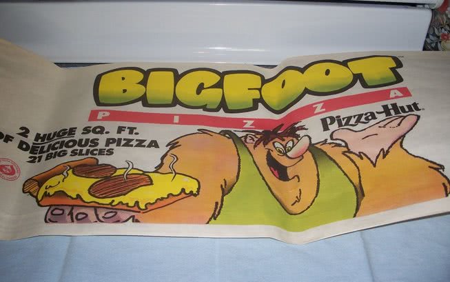 C’mon Pizza Hut, it’s time to bring the Bigfoot pizza back