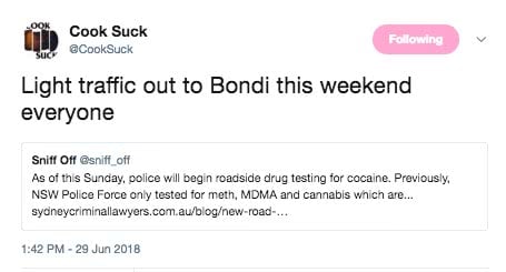 Cook-Suck-Bondi-Cocaine