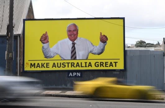 make australia great billboard