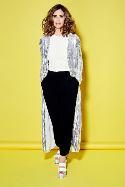Trinny Woodall in sequins