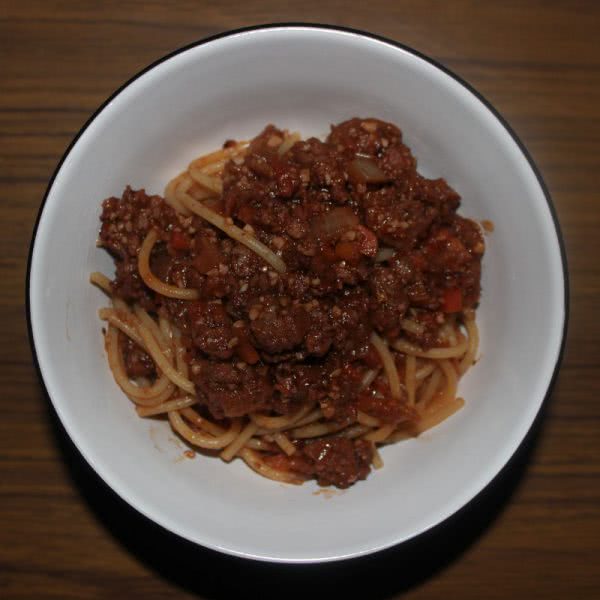 Beyond Beef Spaghetti Bolognese